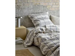 Blocks Sengetøj, Cloud Grey, 140x200 cm