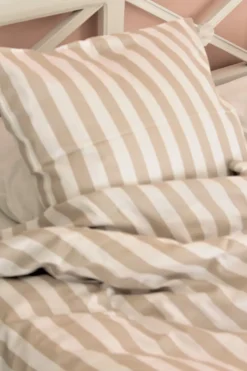 Blok Strib Sengelinned, Sand, 140x200 cm