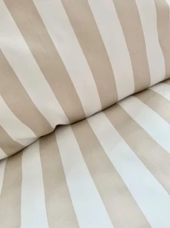 Blok Strib Sengelinned, Sand, 140x220 cm