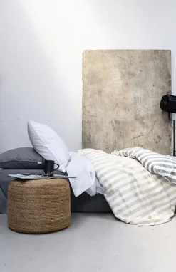 Blok Strib Sengelinned, Sand, 140x220 cm