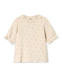 Blooming Bluse, Sandshell AOP, 110 cm