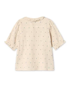 Blooming Bluse, Sandshell AOP, 110 cm