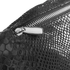 Bæltetaske, Black Croco