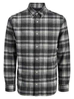 Blubarkley Flannel X-Max Skjorte, Charcoal Gray, L