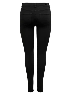 Blush Mid Skinny Jeans, Black Denim, XS/L34