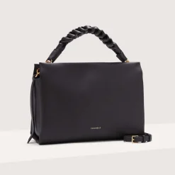 Boheme Medium Skuldertaske, Black/Cuir