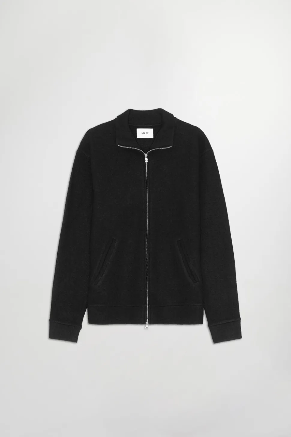 Boiled Full Zip Hybridjakke, Black, XXL