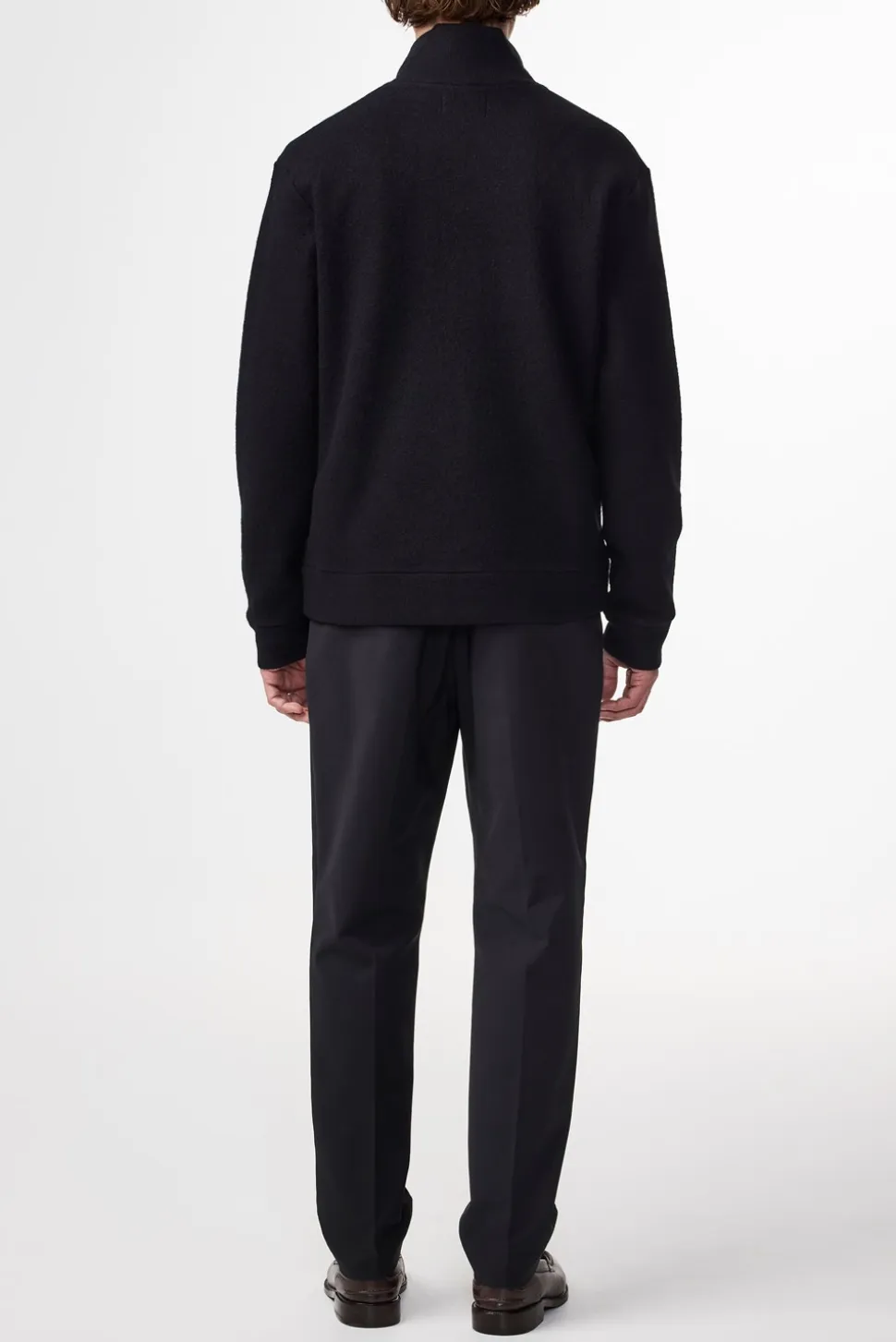 Boiled Full Zip Hybridjakke, Black, XXL