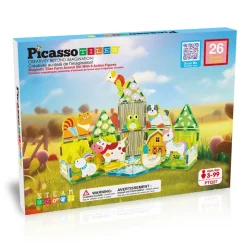 Bondegård Magnetiske Byggeklodser