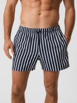 Borg Print Badeshorts, Wide Stripe 1, XXL