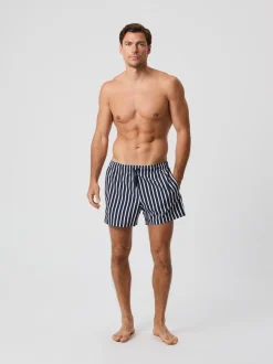Borg Print Badeshorts, Wide Stripe 1, XXL