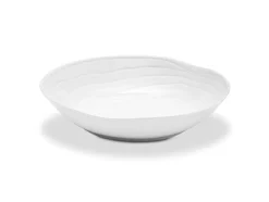 Boulogne Dyb Tallerken, Hvid, Ø23 cm