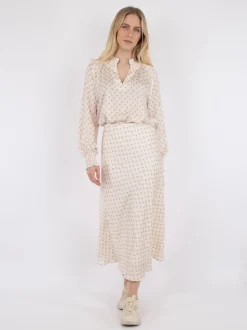 Bovary Fading Ink Nederdel, Taupe, 42