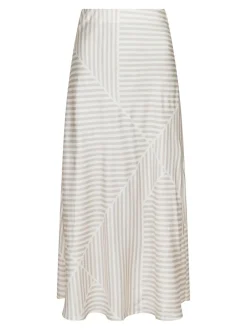 Bovary Mix Lines Nederdel, Sand, 38