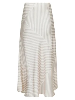 Bovary Mix Lines Nederdel, Sand, 38