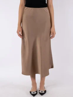 Bovary Nederdel, Dark Taupe, 38