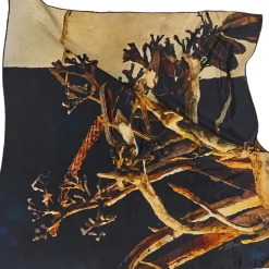 Brackets Tørklæde, Black/Sand