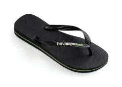 Brazil Logo Sandaler, Black/Black, 29/30