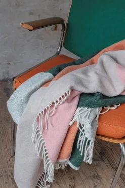 Brick Plaid, Brick, 125x190 cm