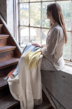 Brick Plaid, Light Yellow, 125x190 cm