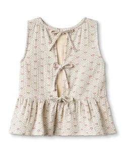 Bridget Top, Sandshell AOP, 104 cm