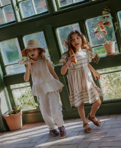 Bridget Top, Sandshell AOP, 104 cm