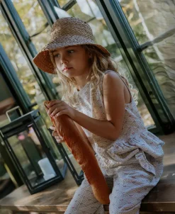 Bridget Top, Sandshell AOP, 104 cm