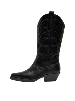 Bronco Cowboy Støvler, Black, 39