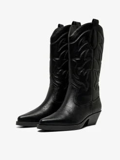 Bronco Cowboy Støvler, Black, 39