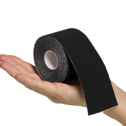 Brysttape, Sort, 5 cm