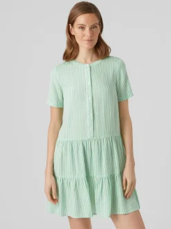 Bumby Kjole, Snow White/Jade Cream, XL