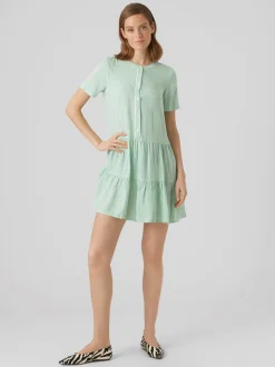 Bumby Kjole, Snow White/Jade Cream, XL