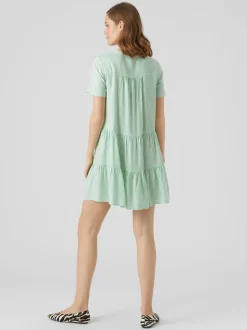 Bumby Kjole, Snow White/Jade Cream, XL