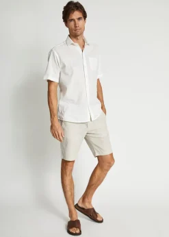 Buris Shorts, Beige/White, 38