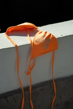 Butterfly Bikinitop, Orange, 36