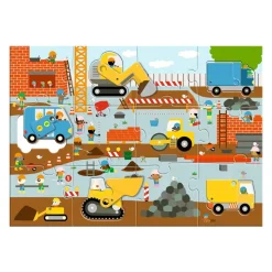 Byggepladsen Gulvpuslespil