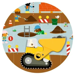 Byggepladsen Gulvpuslespil