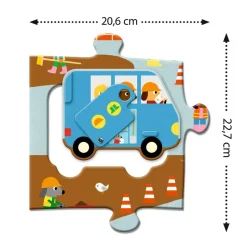 Byggepladsen Gulvpuslespil