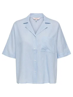 Cam Stripe Skjorte, Blue Bell Stripes, L