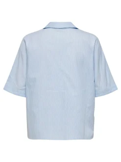 Cam Stripe Skjorte, Blue Bell Stripes, L