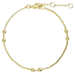Camille Armbånd, Gold Plated, 16 cm