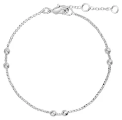 Camille Armbånd, Silver Plated, 16 cm