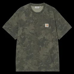 Camo Combi T-shirt, Green/Olive, M