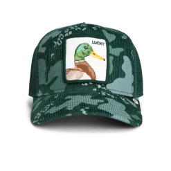 Camo Duck Cap, Dark Green, One Size