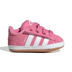 Campus 00s Crib Sneakers, Bliss Pink/ Cloud White/ Gum, 19