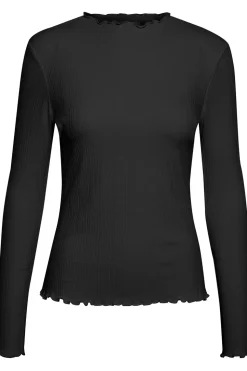 CandaceKB Long Sleeved T-shirt, Black, XS