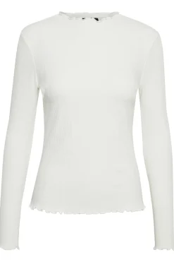 CandaceKB Long Sleeved T-shirt, White, S
