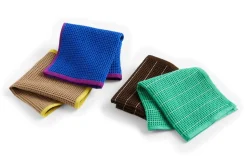 Canteen 2-pak Karklud, Blue Fuschia/ Beige Yellow