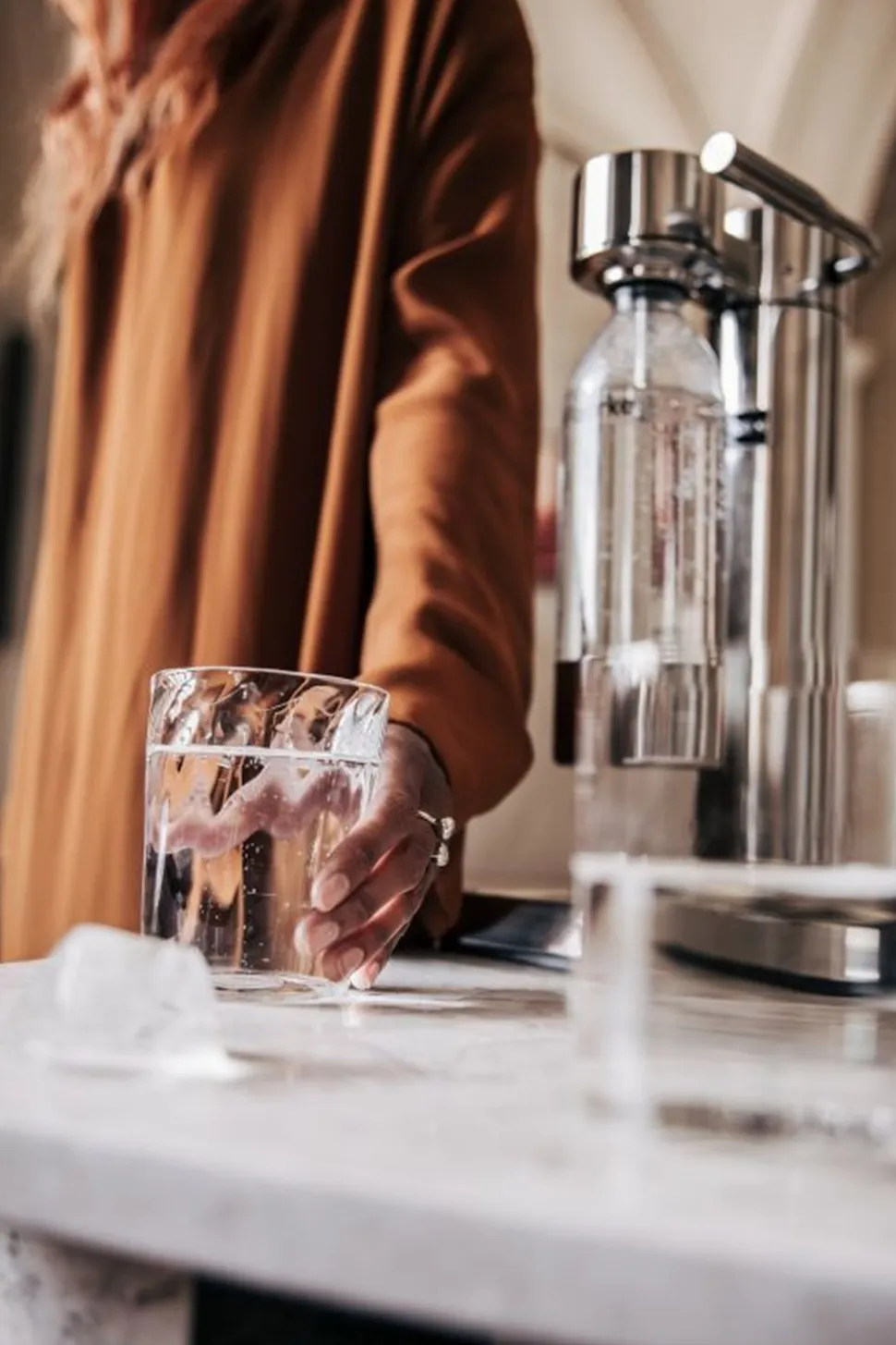 Carbonator lll Danskvandsmaskine, Poleret Stål