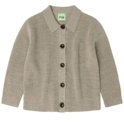 Cardigan, Oat Melange, 110 cm